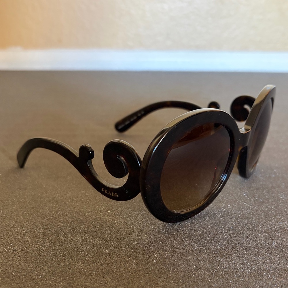 *On Hold* Prada Baroque Oversized Sunglasses Tortoise